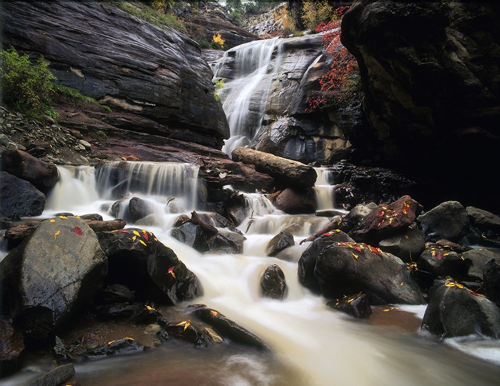Hayes Creek Falls in Colorado Rocky Mountains near Redstone